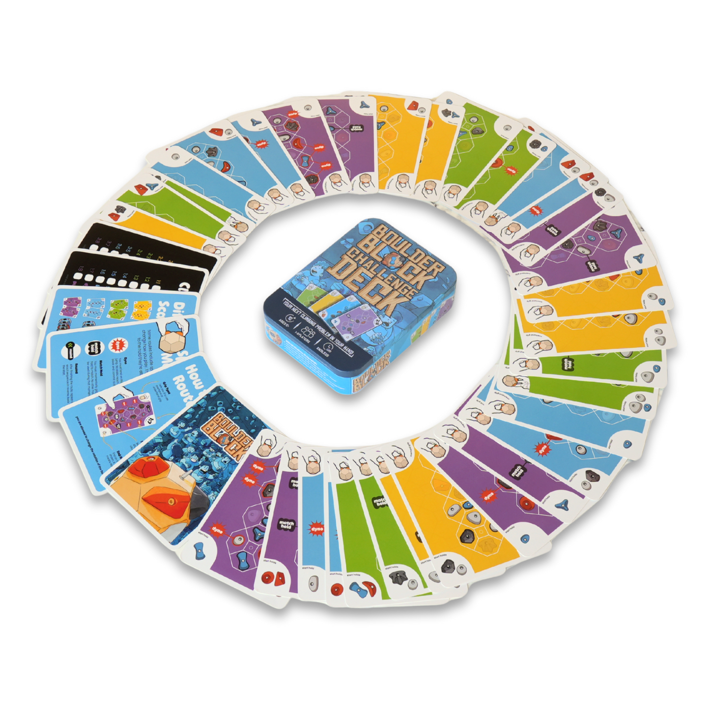 Boulder Block Challenge Deck