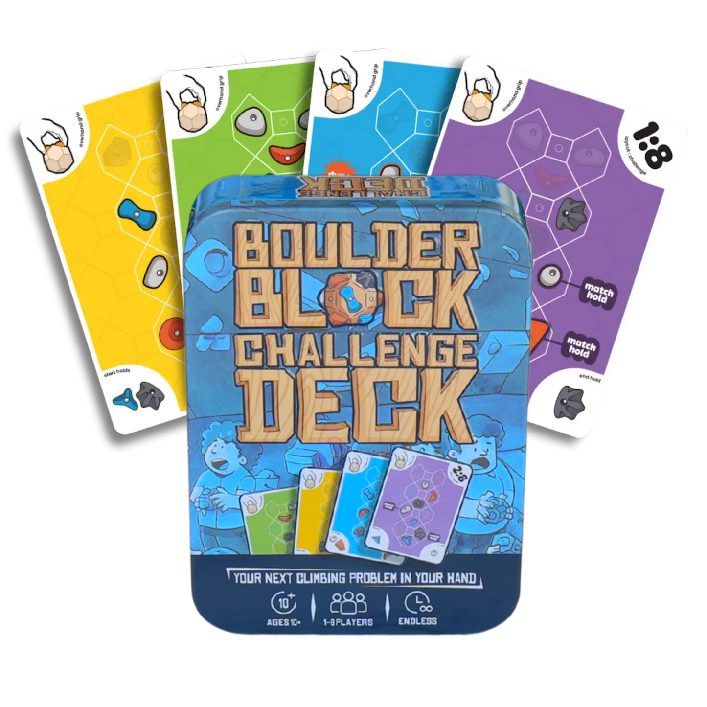 Boulder Block Challenge Deck